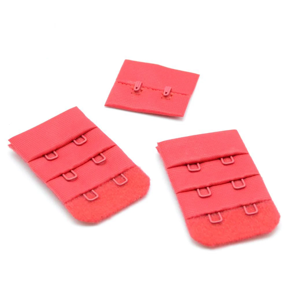 Mingshang Factory Supply High Quality Bra Accessory Hook And Eye Tape 3 Rows And 2 Hooks 3x2 bra hook