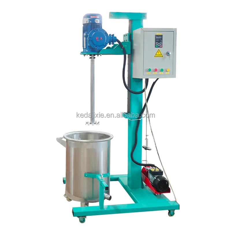 Lab High Speed Paint Disperser Hydraulic Lifting Paint Mixer Ink Dissolver Mixing Machine
