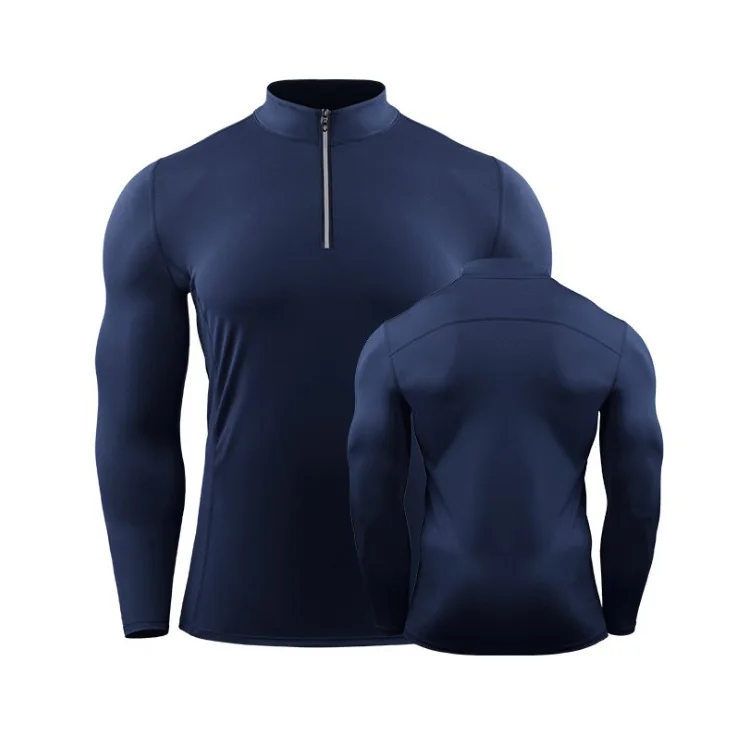 
Мужская термальная компрессионная рубашка с длинным рукавом, макет/водолазка, для зимних видов спорта, для бега, базовый слой, Топ 