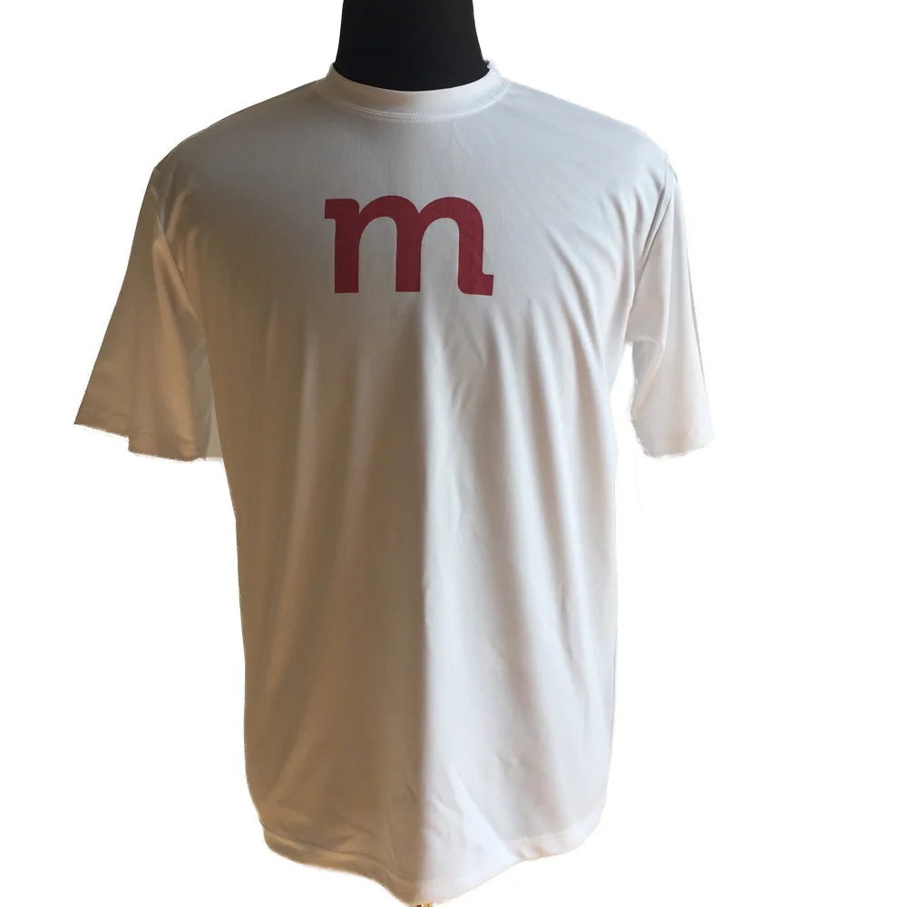 Oem Men Bottle Recycled Polyester T-shirt GRS Certificated Sustainable Eco-Friendly RPET Breathable Sport Tee