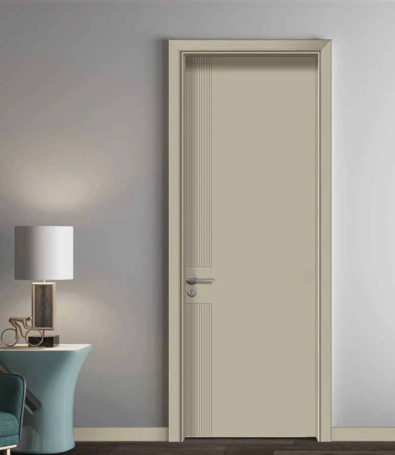 Customization Waterproof Interior Pvc Door With Cheap Price Bedroom WPC Doors for Houses