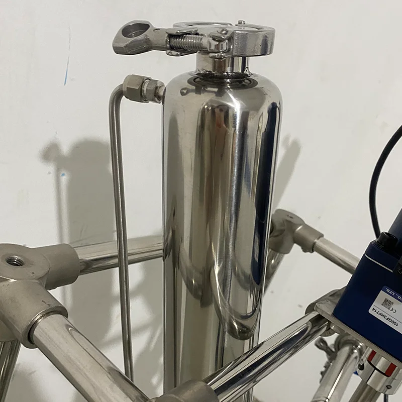 Yuhua 20l высокотемпературный химический смесительный реактор с конденсатором из нержавеющей
