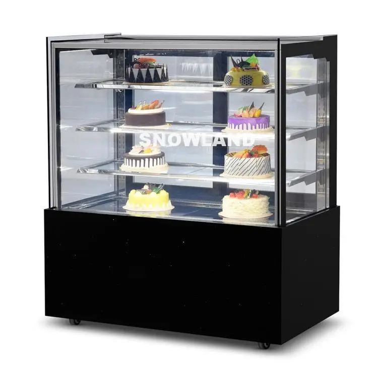 Китайский завод низкая цена витрина для торта супермаркета хлебопекарный стеклянный охладитель холодного шкафа