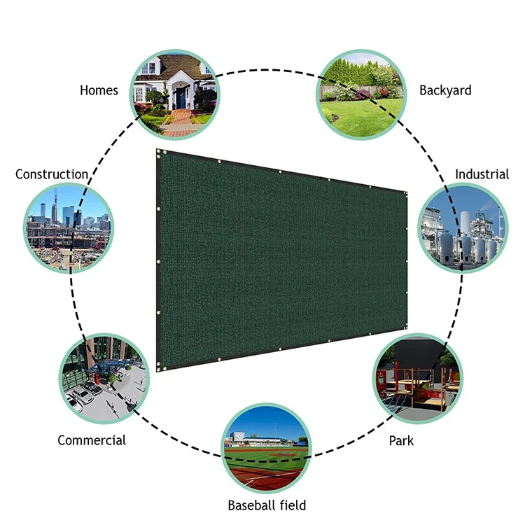 garden 3x3m privacy sun screen blackout/ balcony private screen partition /privacy screen fence