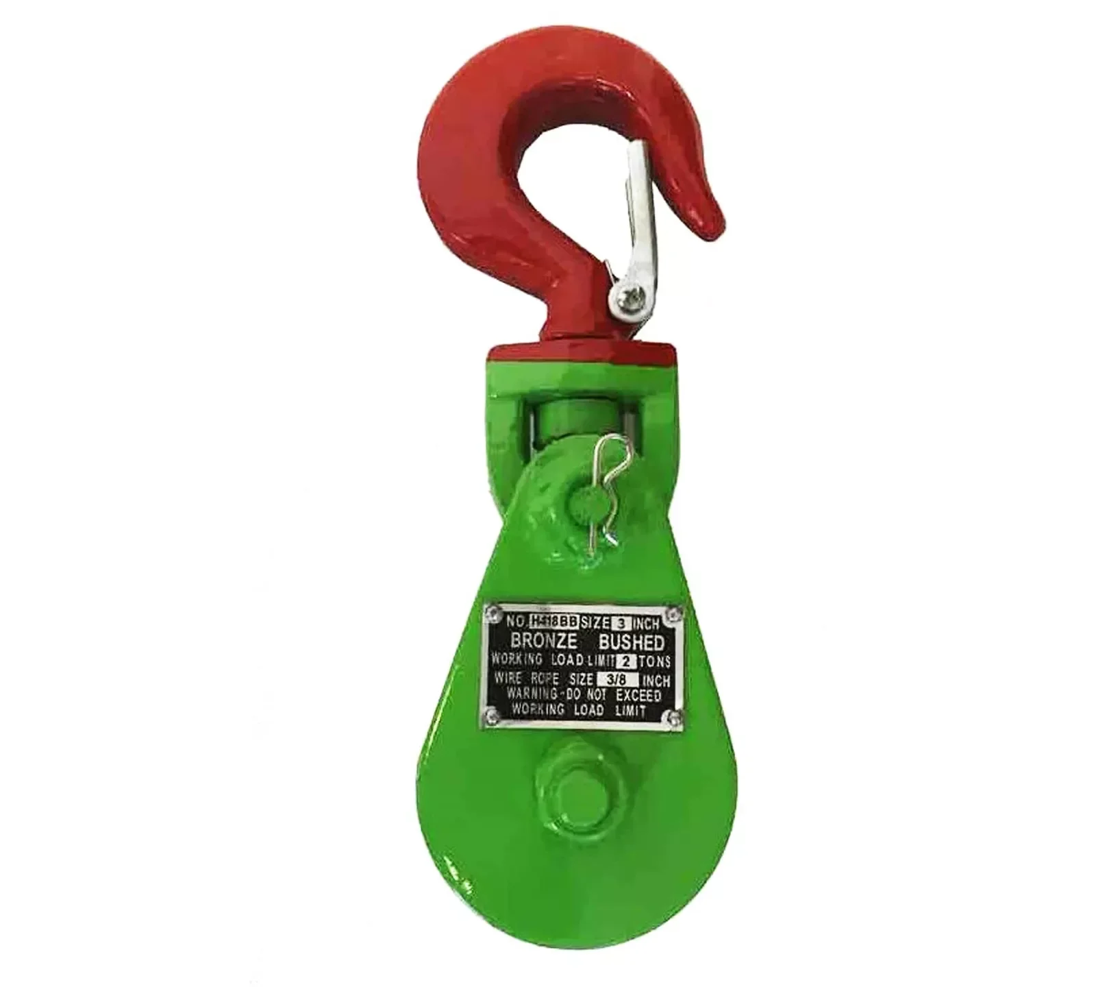 Heavy Duty Pulleys For Lifting with Hook Snatch Block with Hook Single Pulley Block