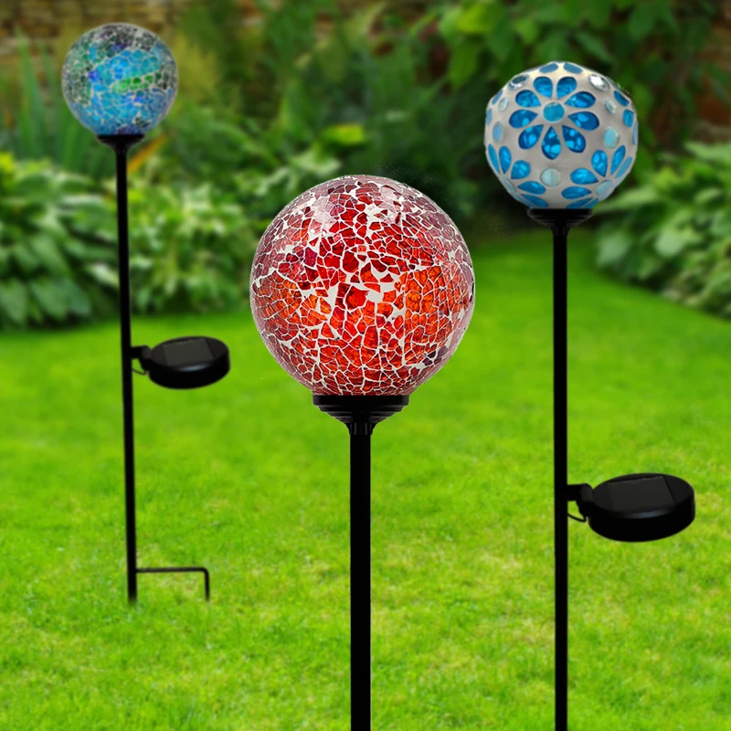 Easy Install Classic Solar Powered Outdoor Pole Light with Stake Led Garden Lighting Solar Lights Stakes Outdoor