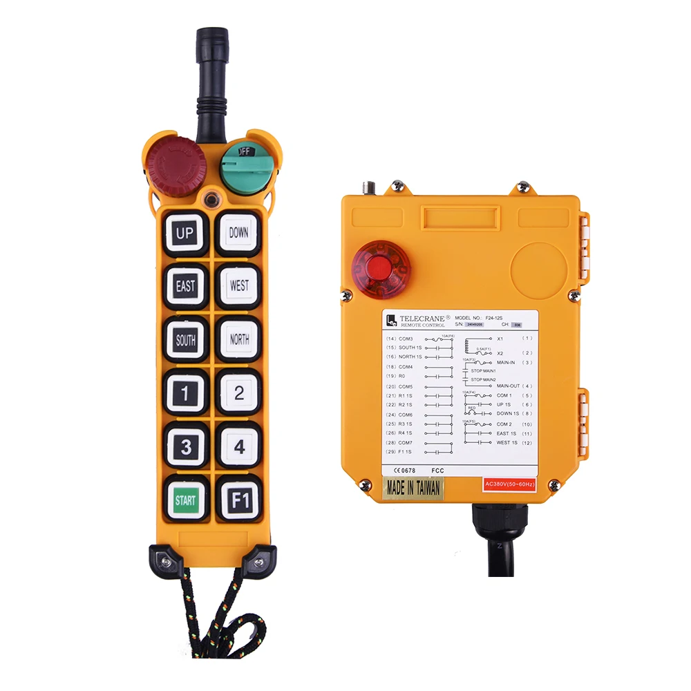 F24-12S 12 Channels Industrial electric radio traveling remote control system