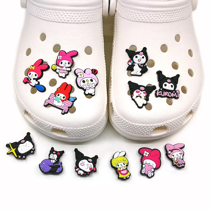 2022 Новый Дизайн kawaii мультфильм шаблон croc очаровательные 2D Мягкие пластиковые украшения для обуви пряжки