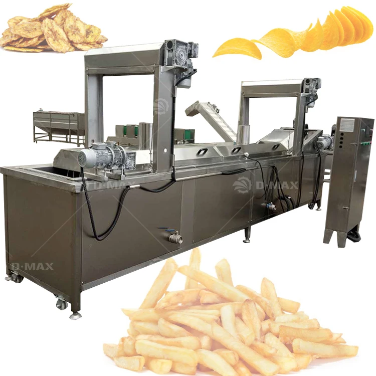 Progressive Fully Automatic Small Scale Frozen French Fries Production Line Machine