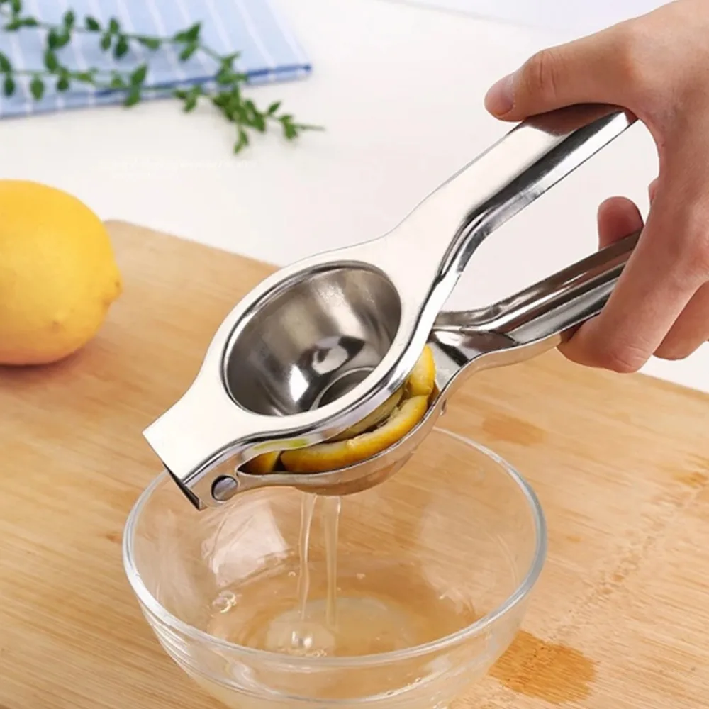 WONDERFUL Kitchen Tool Accessories Manual Citrus Press Juicer Stainless Steel Metal Fruit Squeezer Orange Lemon Juicer