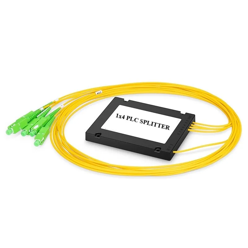 1X4 SC/APC Spliter Fiber Optic Splitter Box Optic Fiber Splitter PLC Splitter