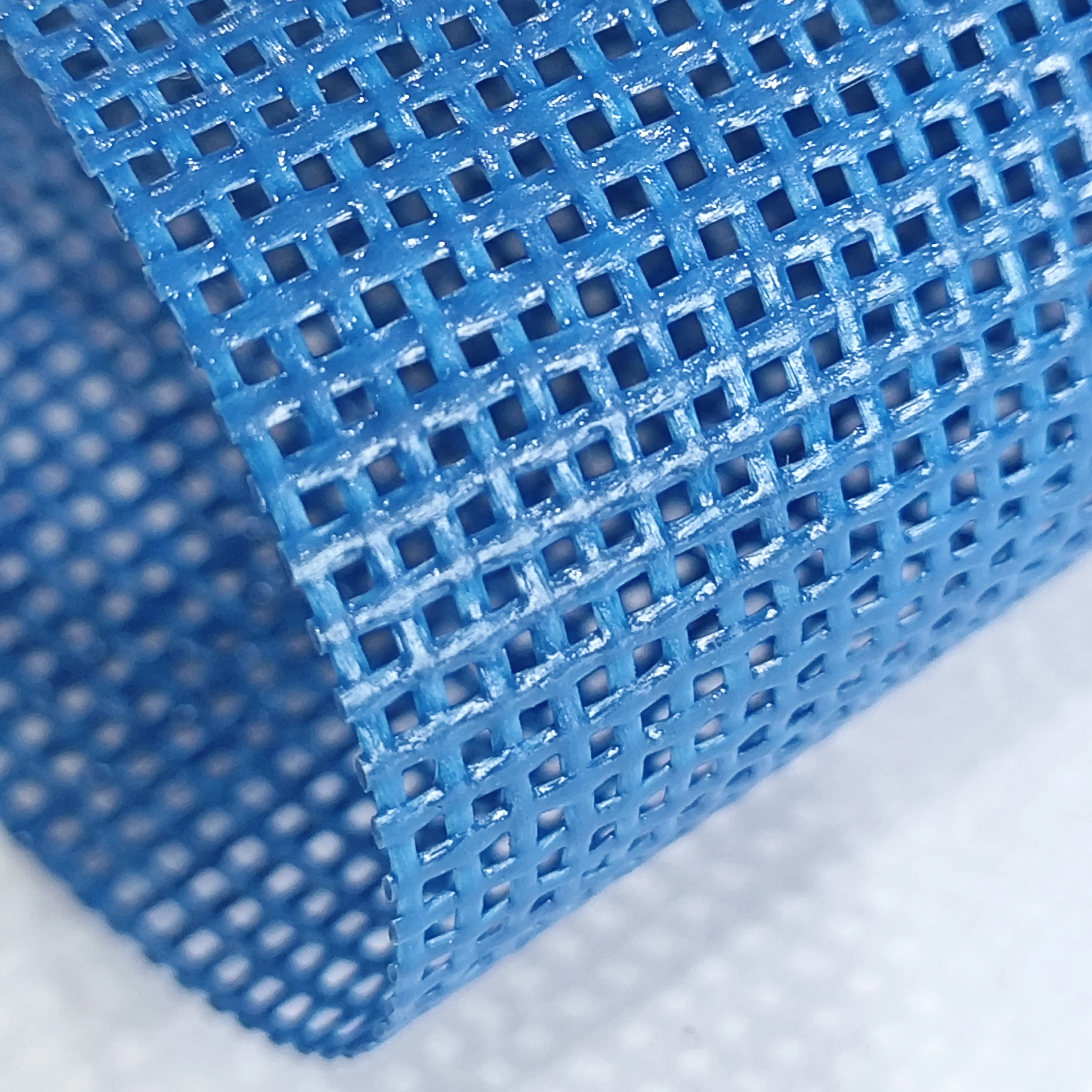High Security of High Strength Breathable Coated PVC Mesh Fabric Alternative to Stretch Fim For Reusable Pallet Packaging Wrap