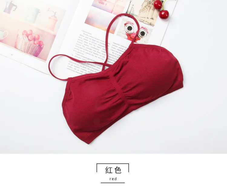 Универсальная базовая кофта для студентов мягкий дышащий цветной бесшовный бюстгальтер с запахом из нейлона и спандекса красивая