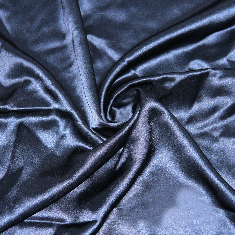 ECO-friendly bright-colored glossy High stretch 100% Acetate silk feel REAL acetate Triacetate satin fabric for lady dresses