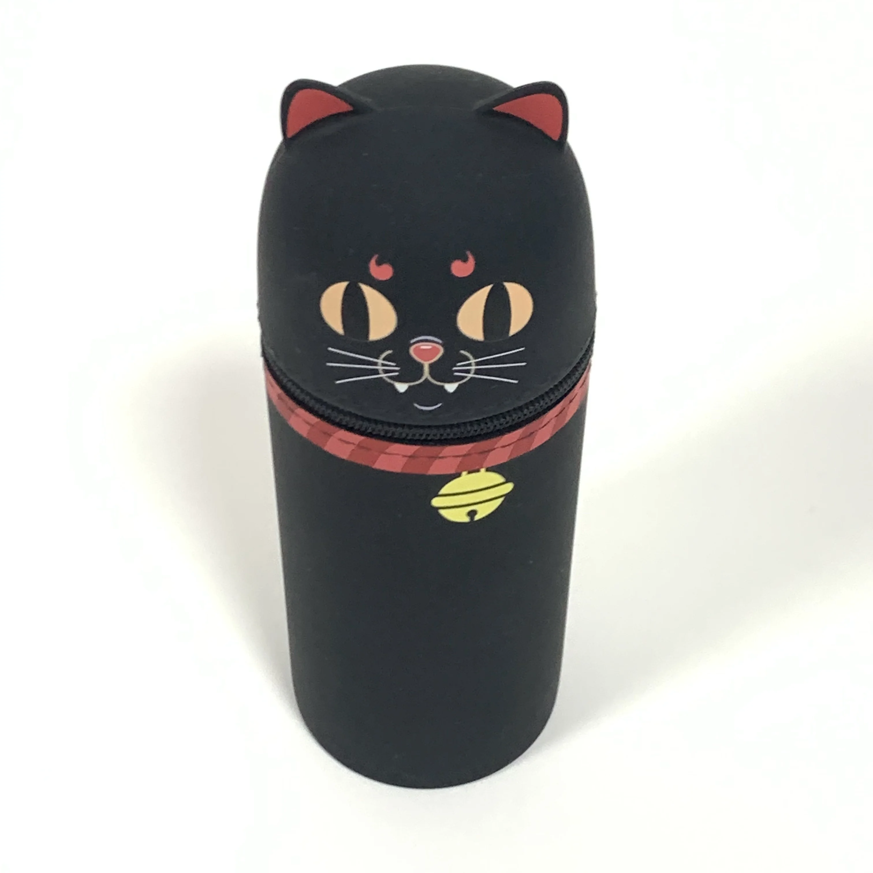 hot manufacturer new design flexible silicone pencil box case unicorn school student supplies pen pouch soft