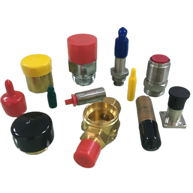 Sinclair & Rush Round Black Flexible Soft PVC Vinyl Rubber Dip Molding End Cap PVC Pipe Fitting End Caps