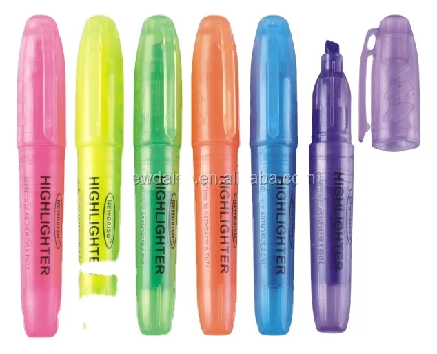 Top quality low price durable using highlighter marker pen round non-toxic