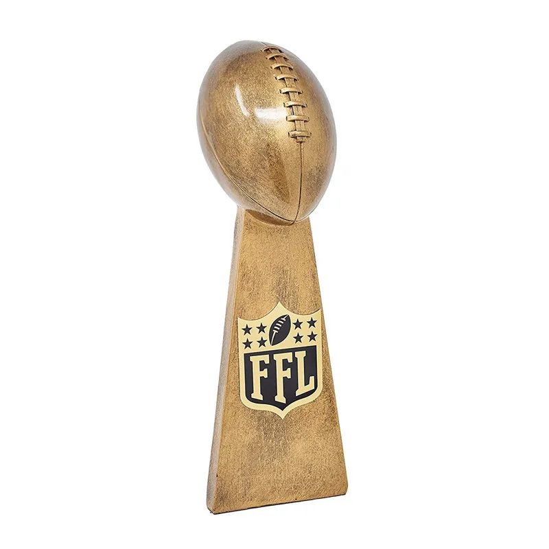 China Manufacture Cheap Wholesale Running Trophies Custom Metal Gold Award Marathon Running Trophy