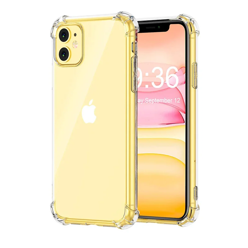Ultra Thin Clear Cell Phone Case Shockproof Mobile Phone Cases for Iphone Xi Iphone 11