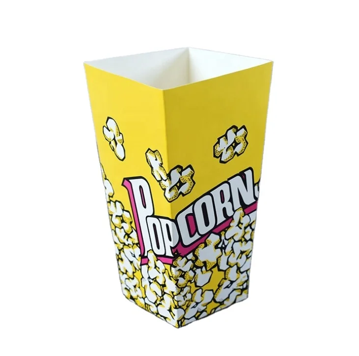 CLP Cholyn Wholesale customized logo food grade popcorn box paper folding popcorn packaging boxes