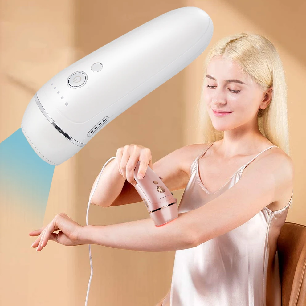 Latest Mini Women & Man IPL Hair Removal Machine Whole Body Hair Permanent Remover Epilator
