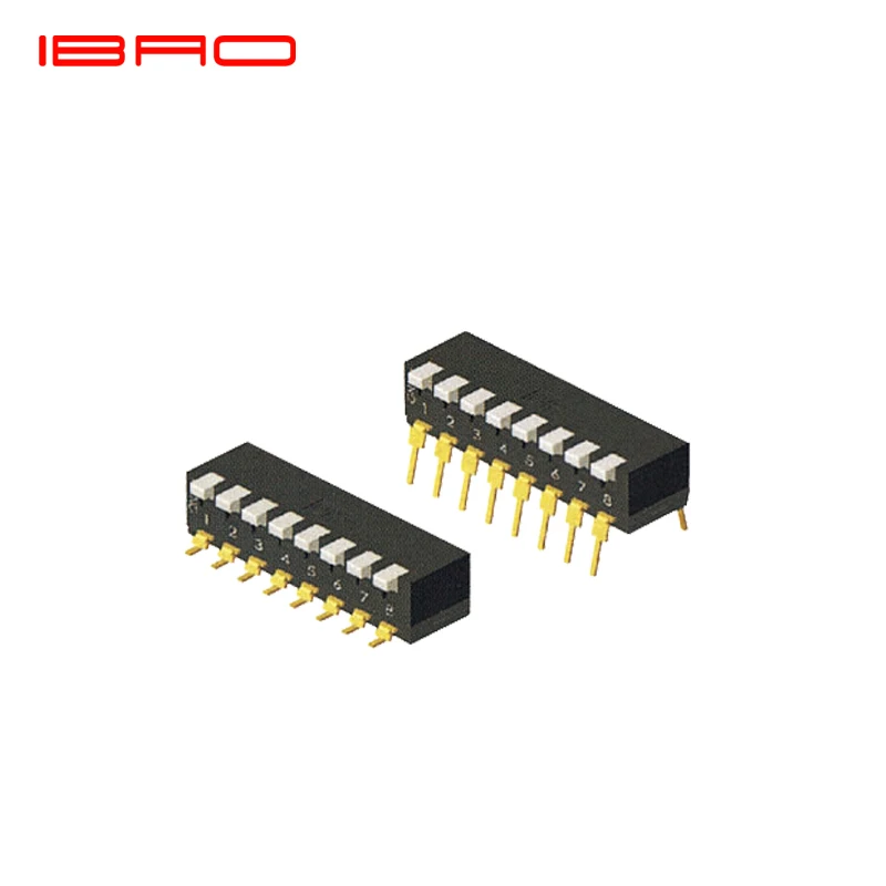 High quality and high sensitivity IBAO DIP Switch New Piano Type DPSM