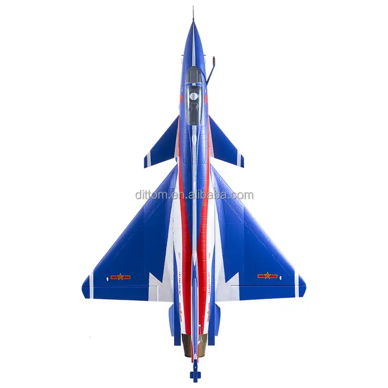 FMS энергичный J-10-дракон истребитель 2 4 г Радиоуправляемый с треугольным крылом реактивный планер 6-канальный бесщеточный пенопластовый рефлексом V3 PNP