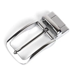 Free Sample Factory Wholesale 2021 Custom Logo Manufacturers Reversible Metal Fashion Women Man Pin Belt Buckle For Men