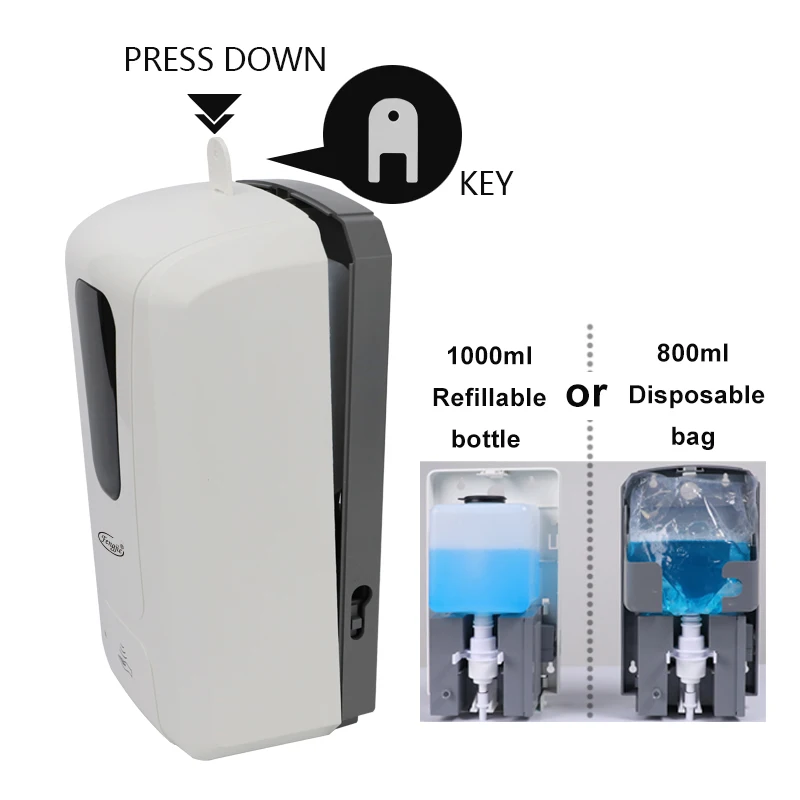 Liquid Foam Wall Mounted Hand Soap Dispenser