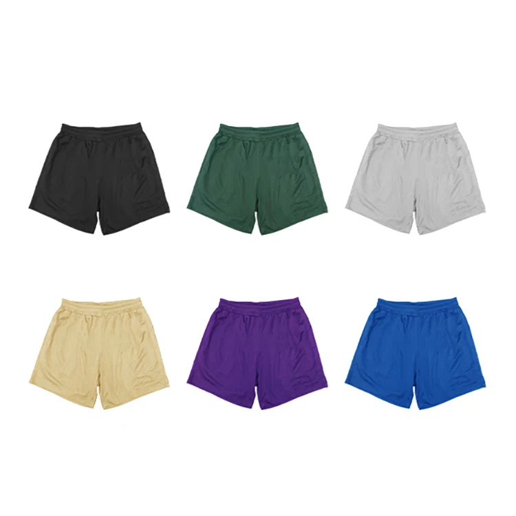 Blank wholesale custom men basketball shorts 100% polyester mesh gym workout jersey mesh running shorts