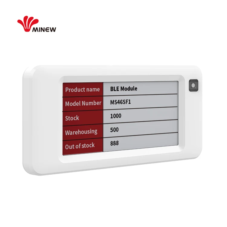 2.1 inch flexible electronic price tag eink display label for retail store bluetooth WIFI 2.4GHz esl software management