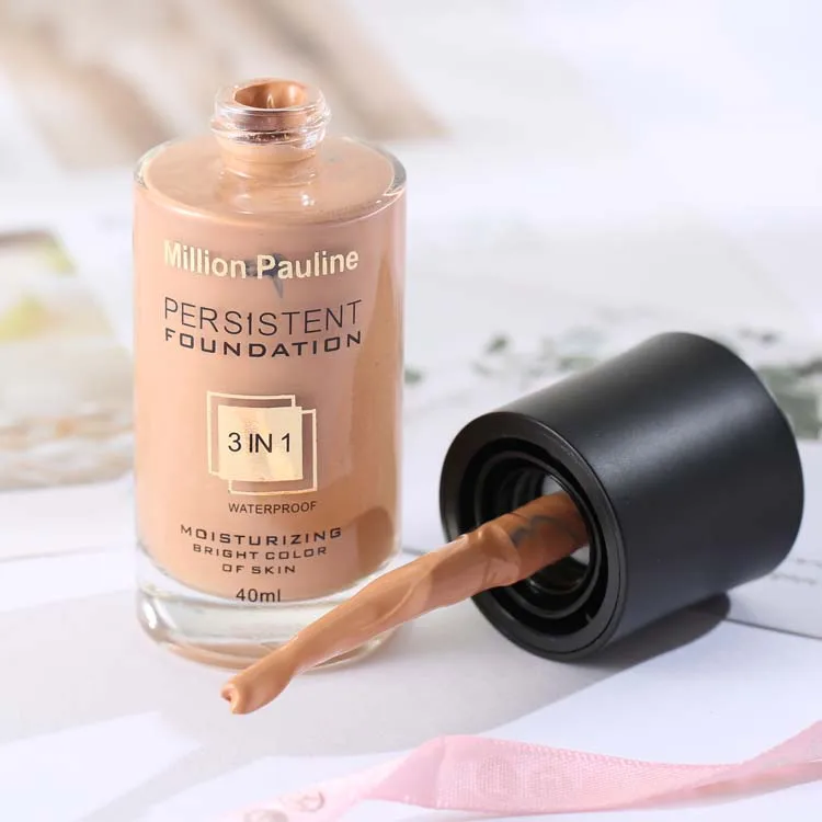 Face Makeup Foundation Base Primer Oil Free Moisturizing Concealer Matte Finish Paraben Free Foundation Liquid