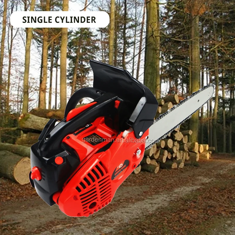 China Manufacturer OEM Chainsaw 25cc 2 Stroke 2500 Gasoline Mini Chain Saw for Tree