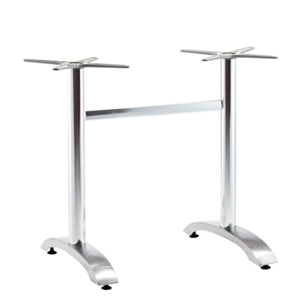 Hot sale metal antique cast aluminum cast aluminum dining twin table base for Desk Dining table Coffee table