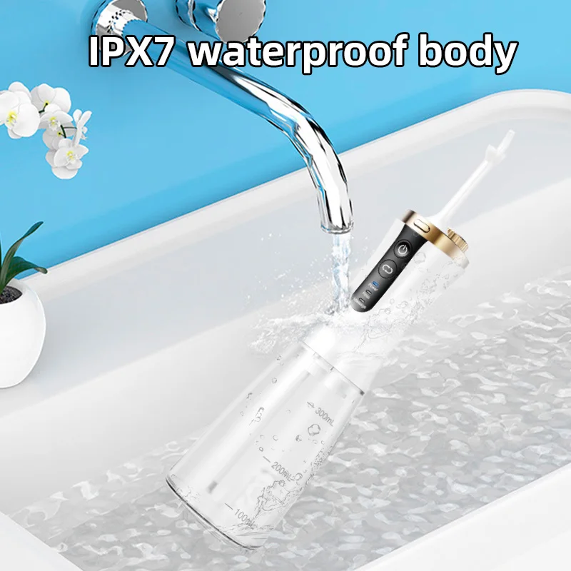 Visual Oral Irrigator Water Flosser 350ML Water Tank Type C Visual Oral Irrigator Water Flosser Smart Dental Flosser Oral Clean