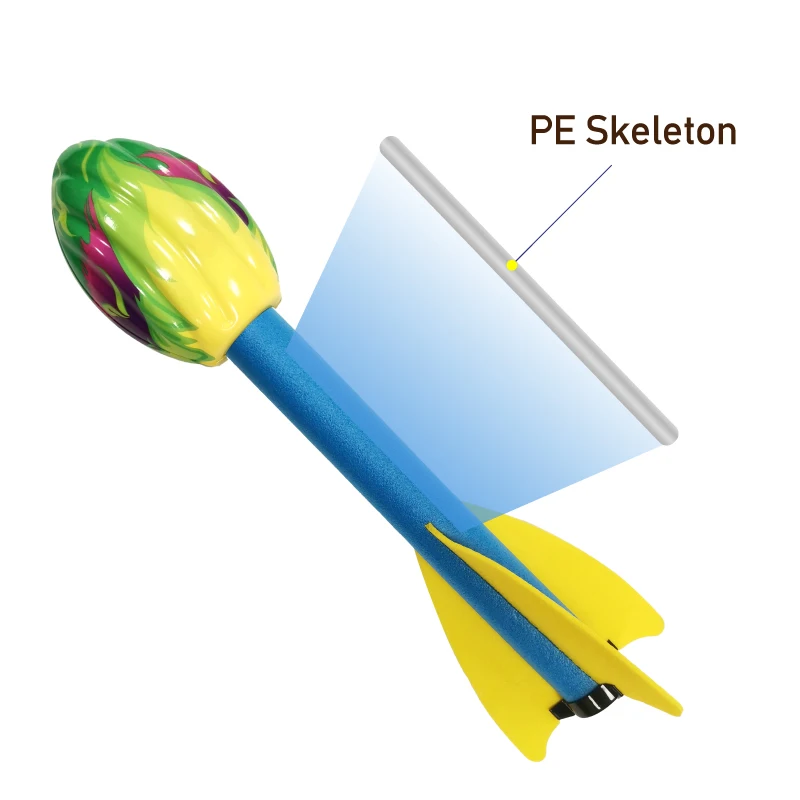 High quality promotional missile rocket dart pu foam Finger rockets toy