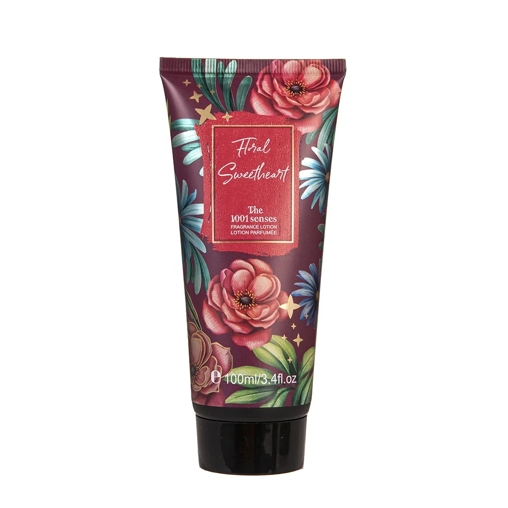 Popular Romantic Velvet Petal Coconut Milk Amber Moisturizing Whitening Body Cream Body Lotion