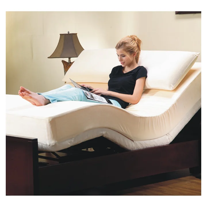 Rondure RKDM2 Black Queen Size Okin Motor Electric Adjustable Bed Zero Clearance Head Up Zero Gravity Electric Adjustable Frame