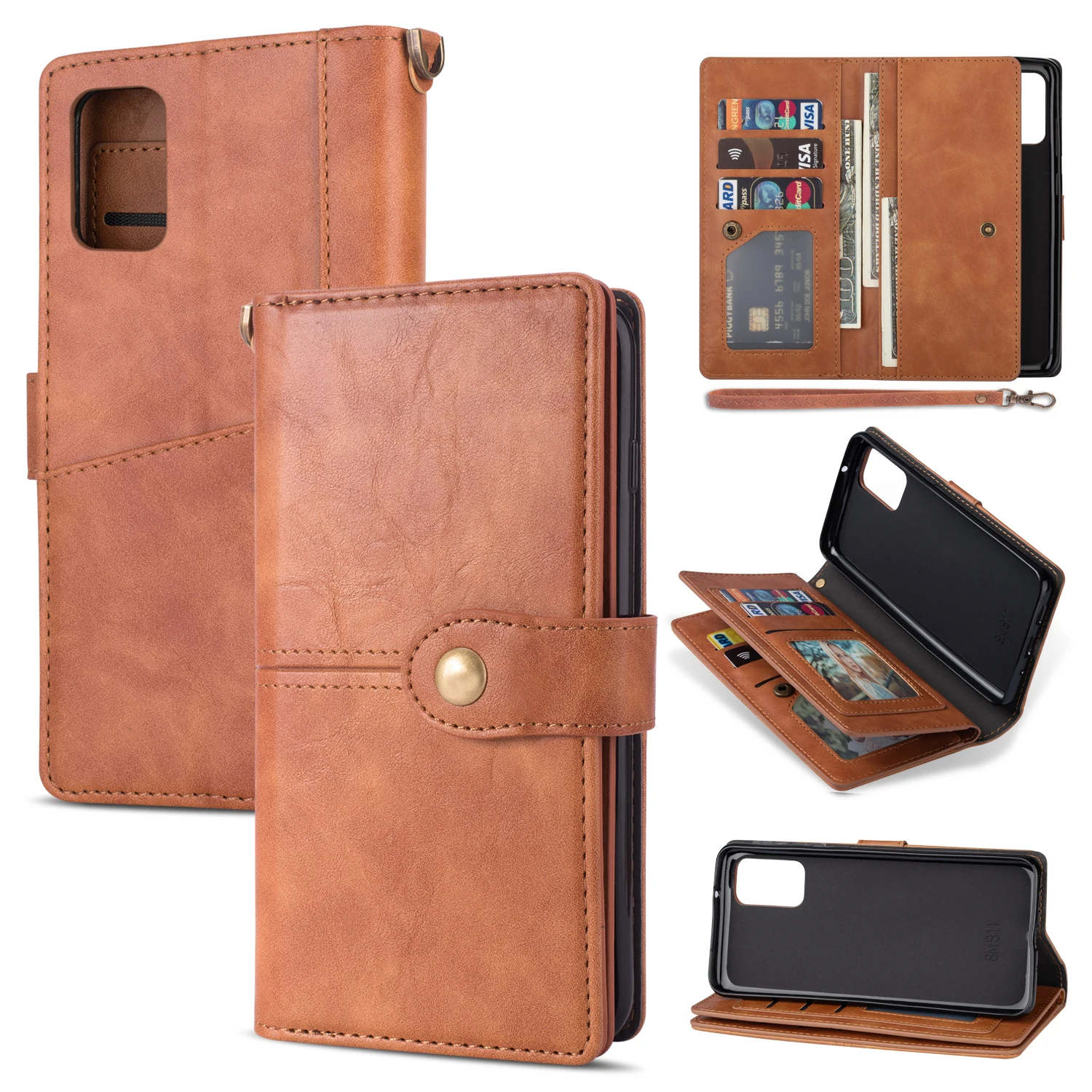 Wholesale Leather cases Mobile Phone case  Flip Case for samsung galaxy s20 FE  cover