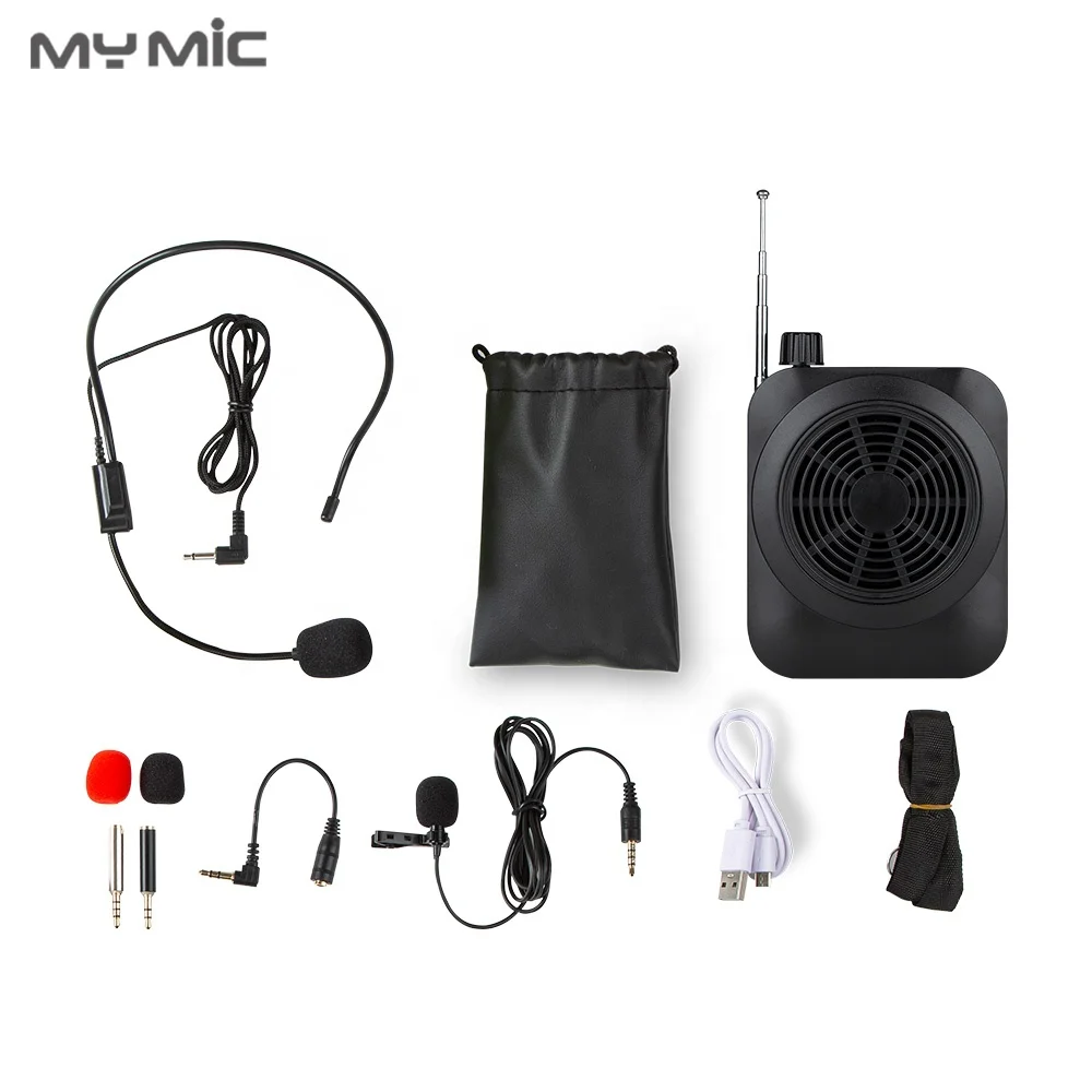 MY MIC New arrival XM3 Portable little bee Speaker Voice Loudspeaker Amplifier with lapel microphone for Tour Guide Teacher