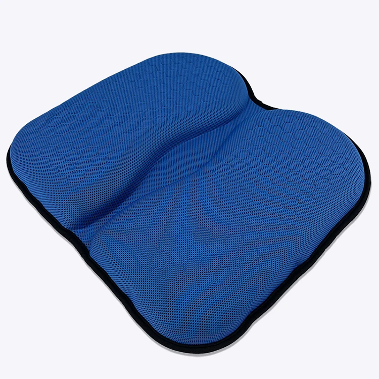 JIANGQIANG Car & Office TPE Gel Seat Cushion Coccyx Outdoor Double Thick Orthopedic Cooling Gel Seat Cushion