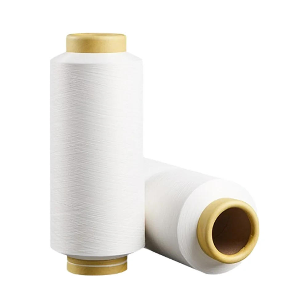 High Elastic Nylon DTY SCY Single Covered Spandex Core Polyester ACY Yarn Knitting Weaving Certified Raw Dyed Pattern
