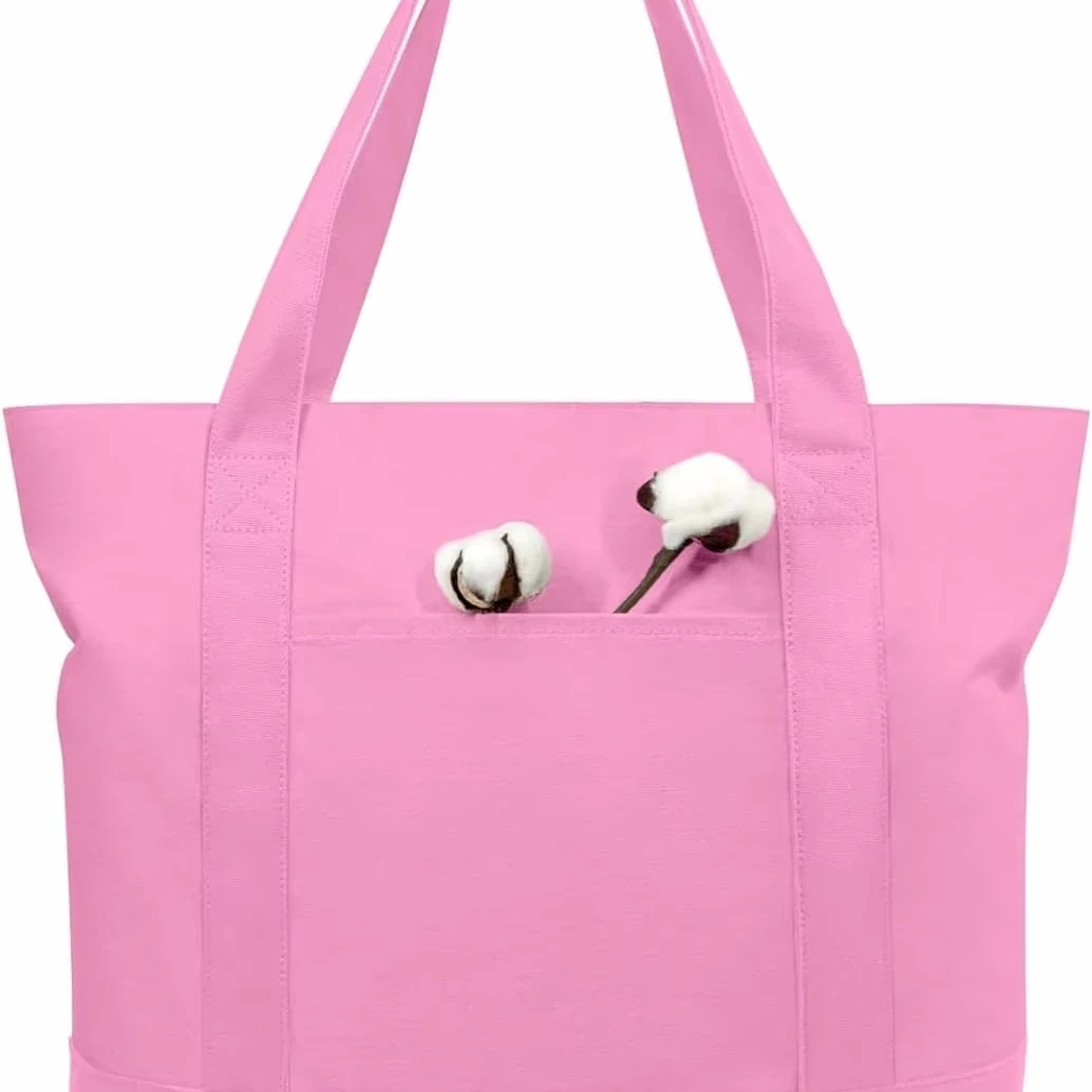 Custom Logo and Print Canvas Tote Bag Cartoon Handbags for Students DIY Art Craft Bags Ladies Shopping bags