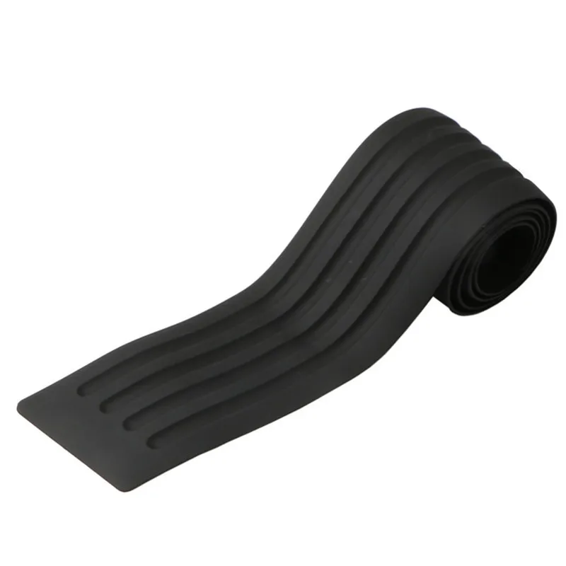 Car 90CM/104CM trunk protective strip bumper anti-collision rubber strip tailgate decorative strip threshold rear guard plate