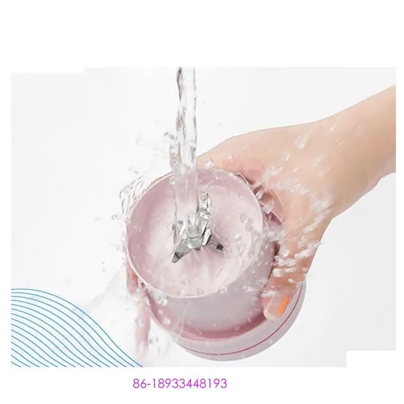 cheapest outdoor use automatic Upgrade 4 blades Magnetic charge plastic bottle salad Electric mixer jucer blender