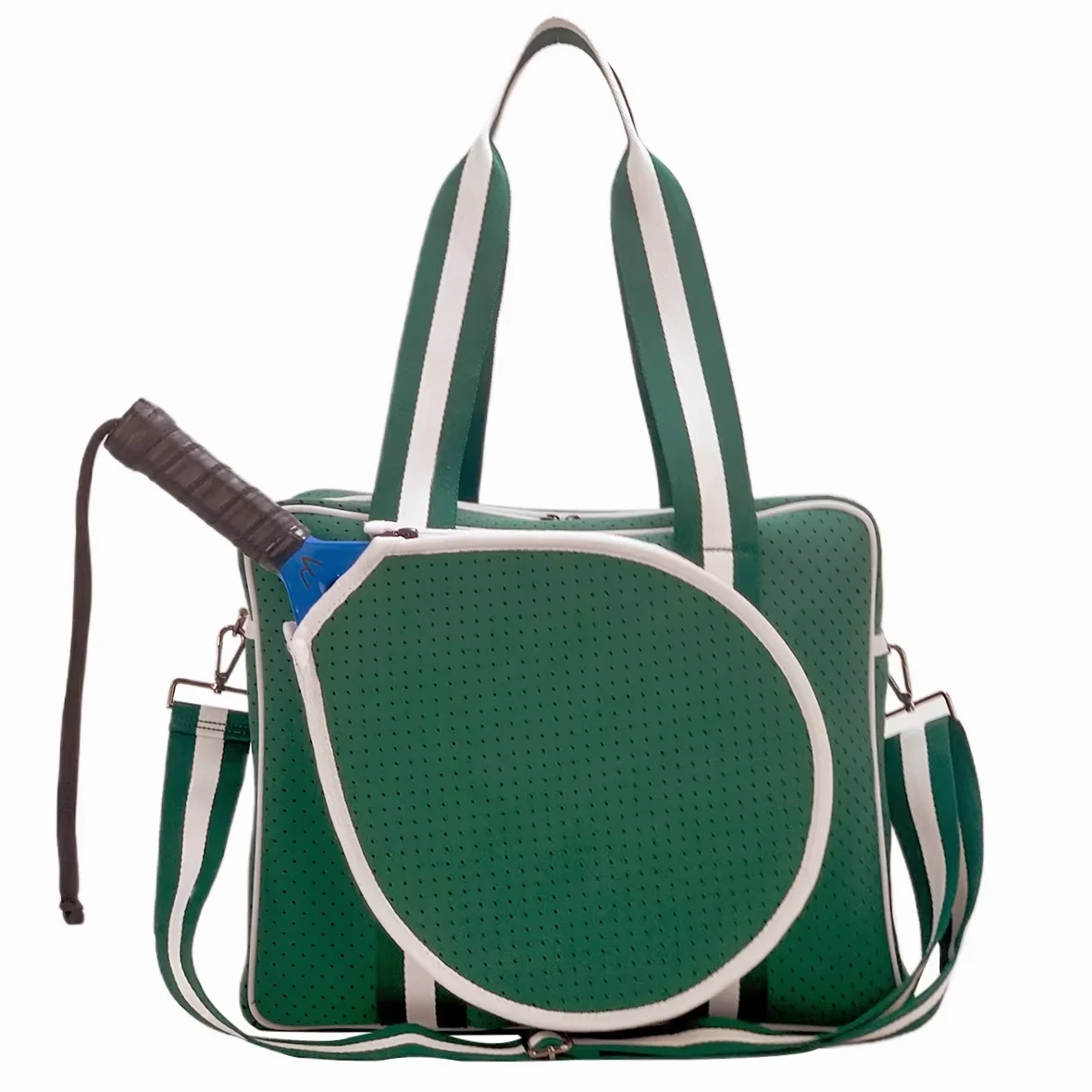 RTS Pink Quilted Puffer Padel Racquet Bag for Women Pickleball Racket Crossbody Shoulder Sling Bag Pickleball Tennis Backpack