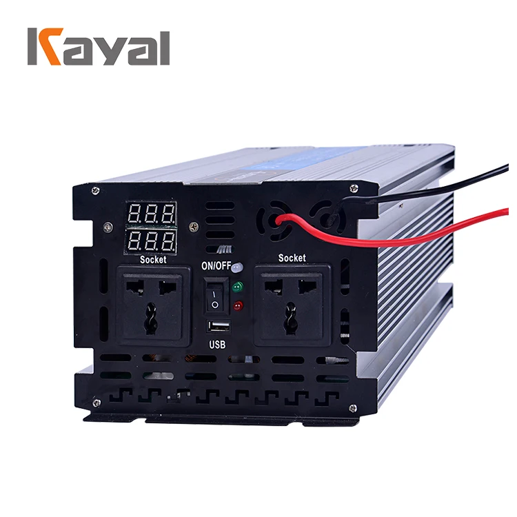 
KAYAL Free Sample 2000w 9v 12v 24 220Volt 48v dc to 220 Volt AC 50Hz 2KVA Pure Sine Wave UPS Inverter 
