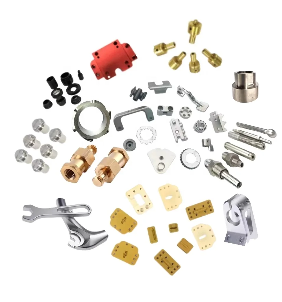 Custom High Precision Plastic Kit Color Galvanized Brass Steel Aluminum Metal Turning Milling Machining CNC Part