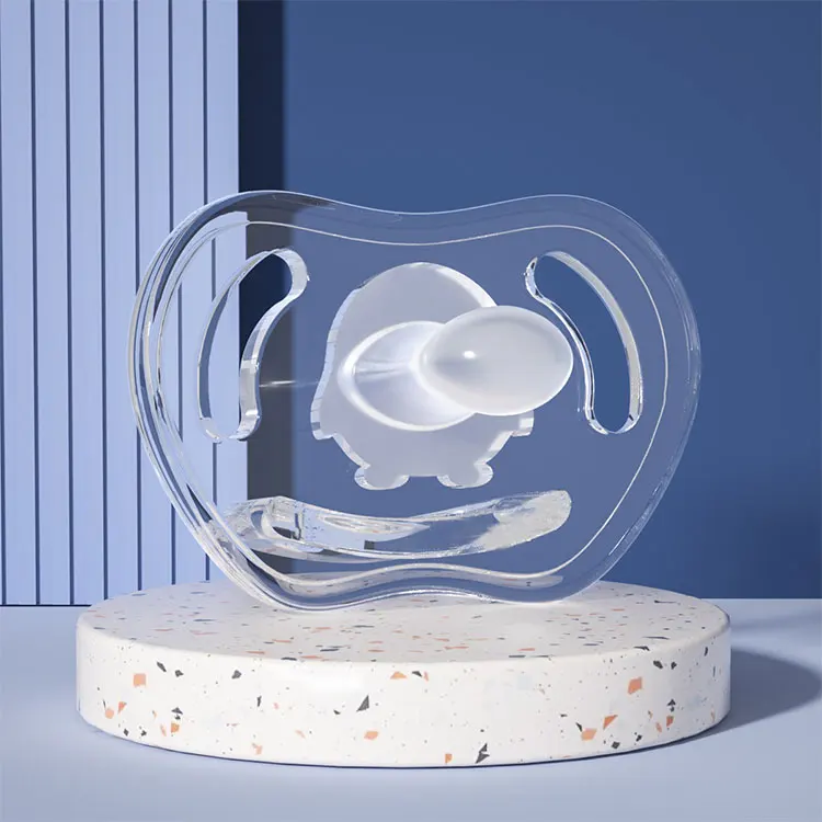 Newly Released penguin Silicone Baby Pacifier Latex-Free Material for 0-12 Months and 2-4 Years