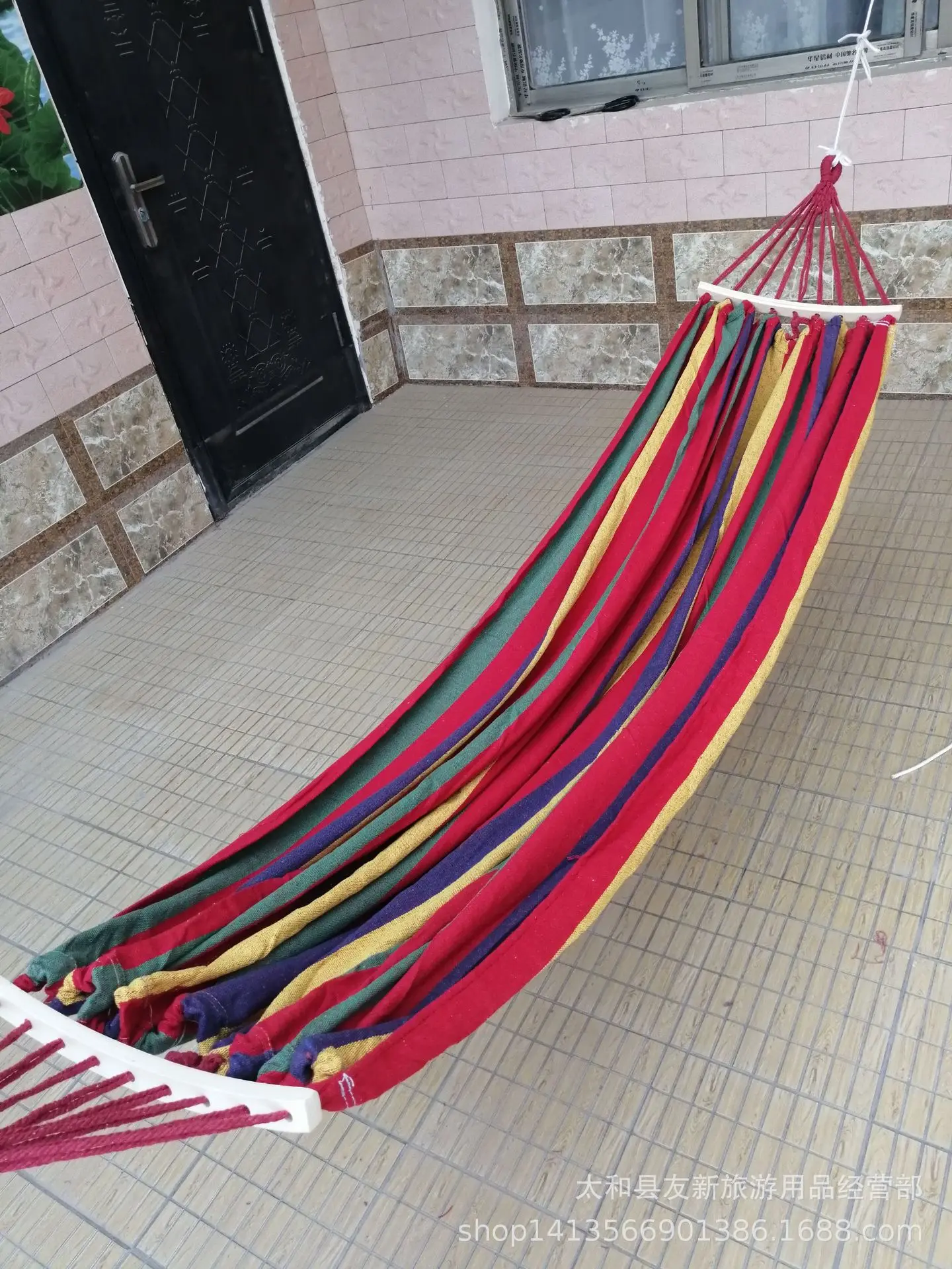 High Quality Double 250*150cm Garden Swings Outdoor Camping Hammock Hanging Chair Bed Portable Hammock Outdoor Camping